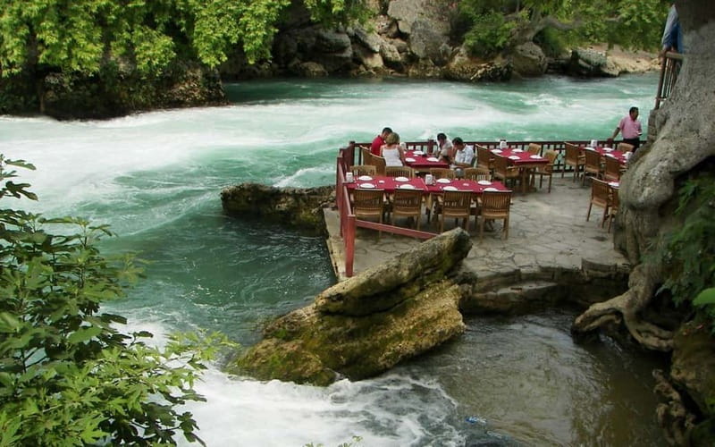 Manavgat Grand Bazaar With River Boat And Waterfall Tour - Lunch aboard the boat, with drinks at your own cost