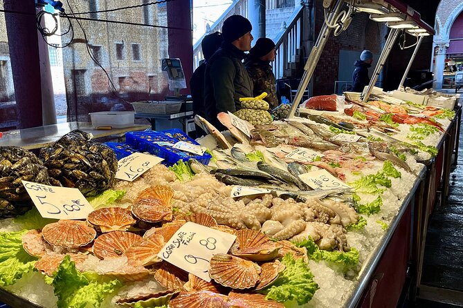 Market Tour and Cooking Class with a Local Venetian Chef - The food and drink included in the price