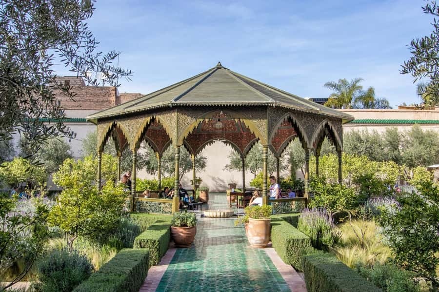 Marrakech: Ben Youssef Medersa, Le Jardin Secret & Souk Tour - Le Jardin Secret gives you a needed pause