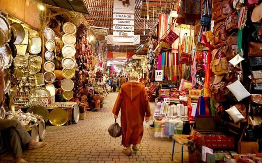 Marrakech: Medina and Souks Walking Tour - Choosing between Berber jewelry, ceramics, and leather