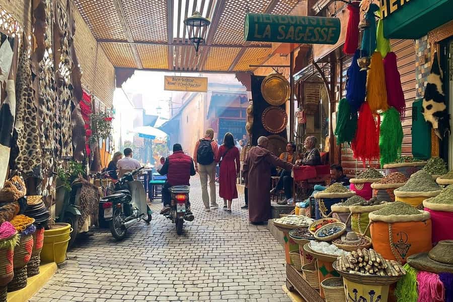 Marrakech: Medina and Souks Walking Tour - Spices, herbal remedies, and Moroccan tea