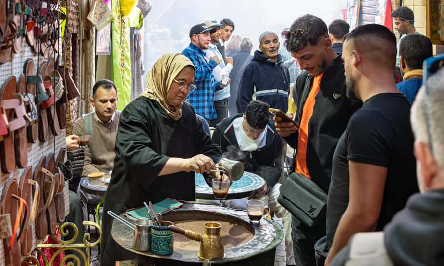 Marrakech: Medina, Souks, Artisans Guided Tour with Mint Tea - Rahba Lakdima and the scent of the Spice Square
