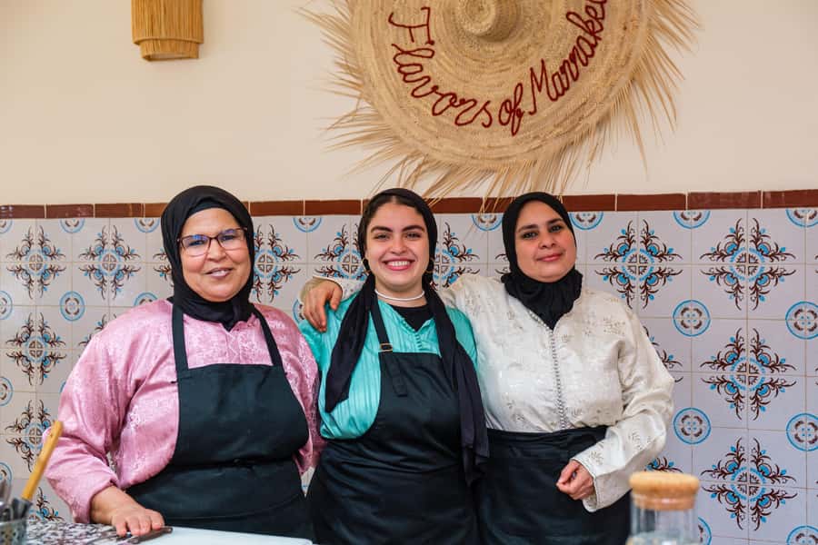 Marrakech: Moroccan Cooking Class with Market Visit and Meal - From Marrakech market to Moroccan table