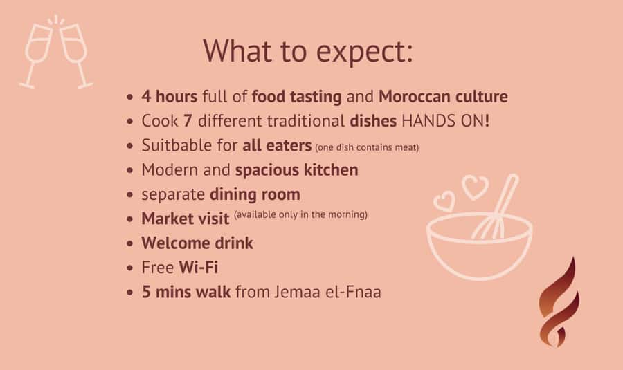 Marrakech: Moroccan Cooking Class with Market Visit and Meal - Practical details before you book
