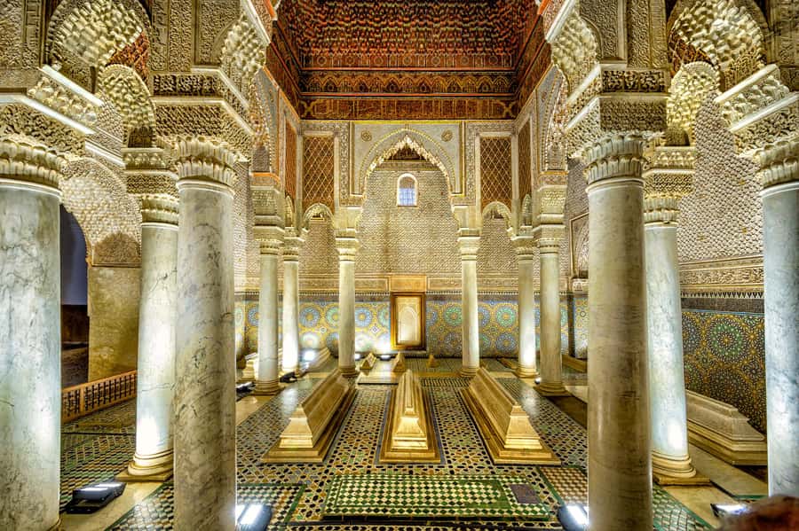 Marrakech: Saadian Tombs, Bahia Palace, Medina and Souk Tour - Starting at Cafe ARGANA in Jemaa el Fna