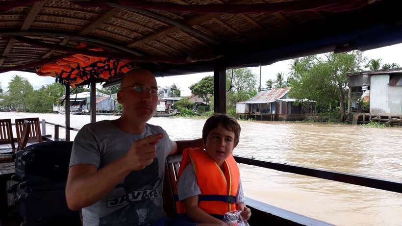 Mekong Day Tour by Car:Cai Be market, Local Island & Cycling - Coconut candy, honey tea, and puffed rice