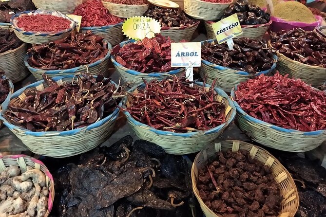 Mexico City: Hidden Markets, Street Food & Salsa-Making Tour - Making salsa with a long-running family business