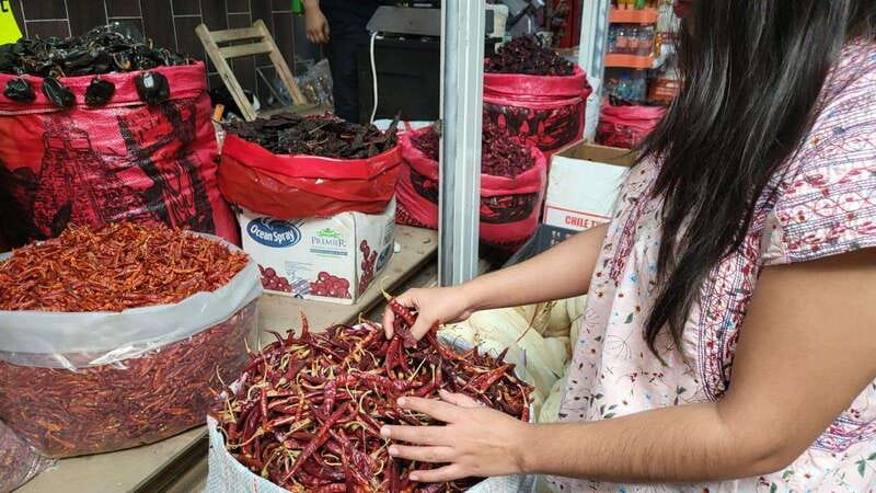 Mexico: Salsa Making Class in a Market with a Chef - Tasting the Results With Chips and Tortillas