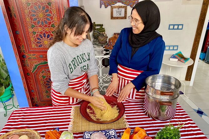 Moroccan Cooking Class with a Local Family & Market Visit - One hour at the stove with Chef Zohra