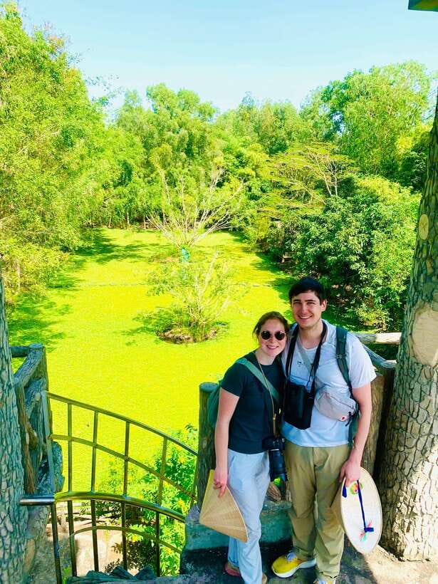 Nature reservation and Floating Market - Entering Lung Ngoc Hoang Nature Reserve
