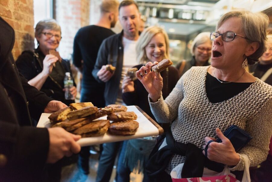 NYC: Chelsea Market & High Line Food & Culture Walking Tour - Filaga’s Sicilian pizza