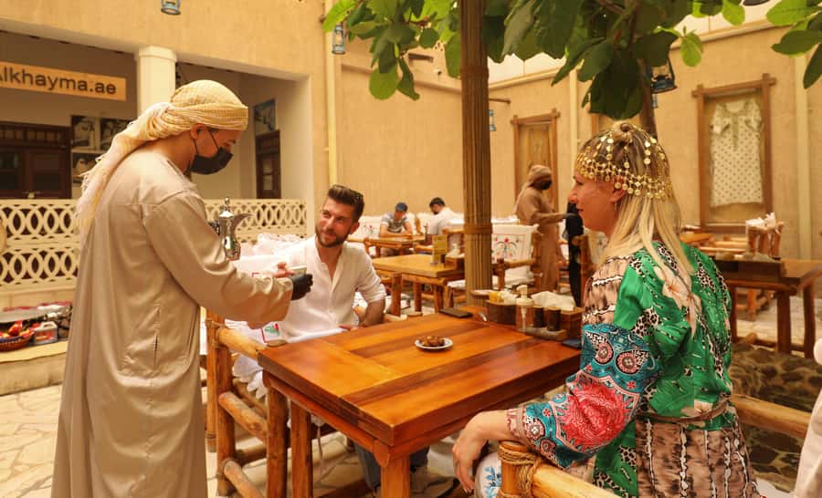 Old Dubai Historic Guided Tour: Creek, Street Food & Souks - Gold Souk, glitter, and a busy finish