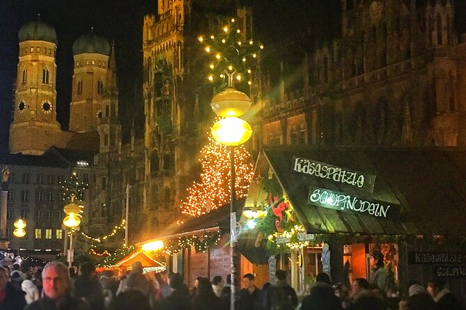 Original Munich Christmas Market Tour with Festive Wine and Food - Medieval flavors at Wittelsbacherplatz