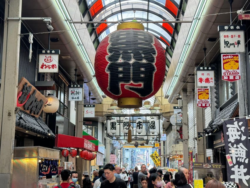 Osaka: Kuromon Market 1.5-Hour Seafood & Street Food Tour - Meeting at Sennichimae Police Box