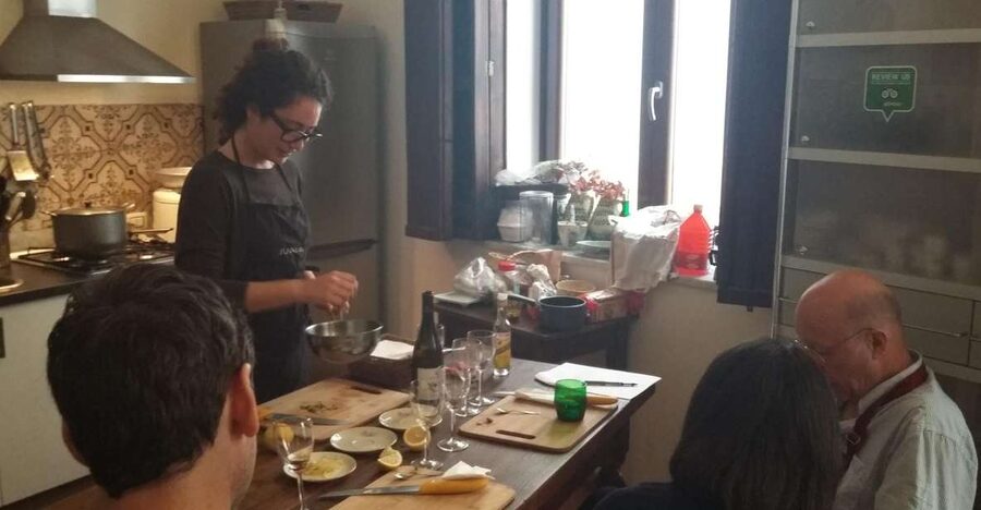 Palermo: Half-Day Cooking Class & Market Tour - Cooking in Patrizia’s Palermo apartment