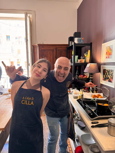 Palermo: Shopping at Capo Market and Sicilian Cooking Class - Preparing the meal under Marco’s supervision