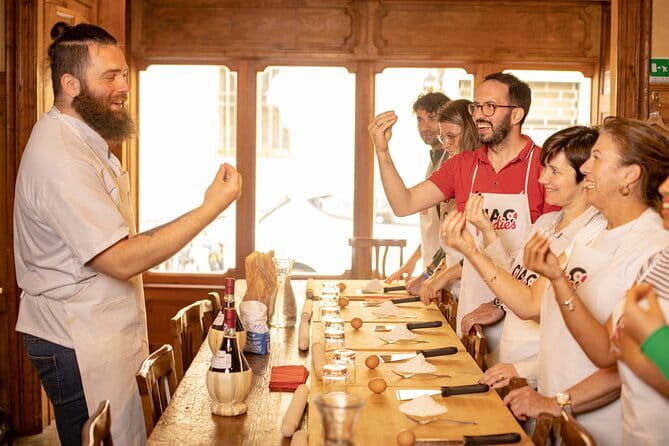 Pasta and Tiramisu Cooking Class with optional Local Market Tour - Building the sauces before the pasta