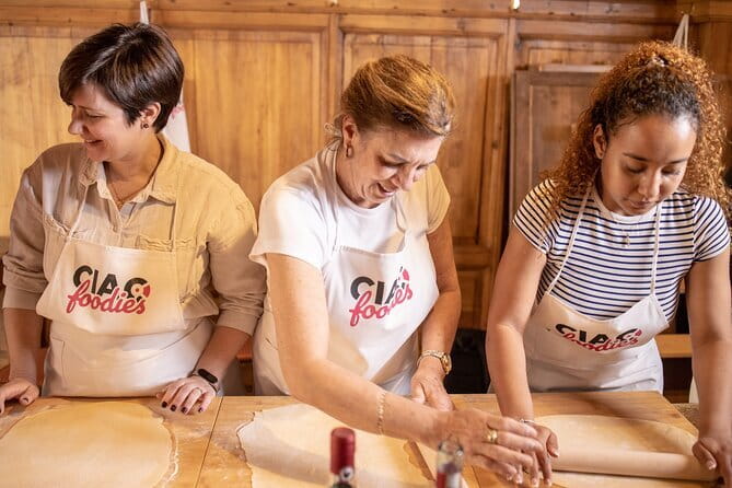 Pasta and Tiramisu Cooking Class with optional Local Market Tour - Shaping tagliatelle and ricotta ravioli