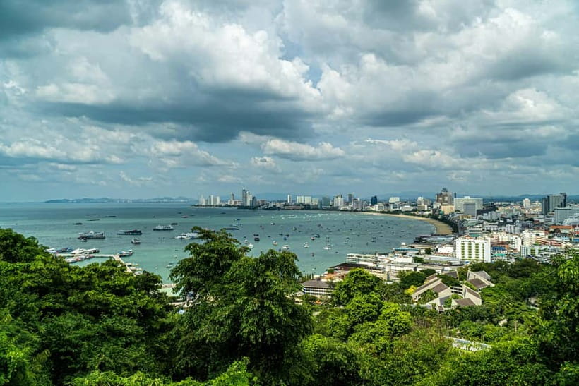 Pattaya: Big Buddha Temple, Night Market, and Sunset Tour - Khao Phra Tamnak viewpoint at sunset