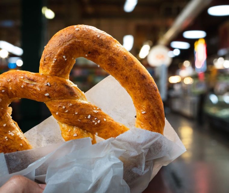 Philadelphia: Reading Terminal Market Walking Tour - The first taste: a Philly pretzel