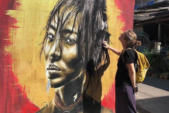 Phnom Penh's Morning Market and Street Art Tour by Tuk tuk - The back alley near Independence Monument