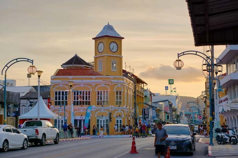 Phuket City Tour & Scenic Viewpoints / Night Market - Walking through Phuket Old Town