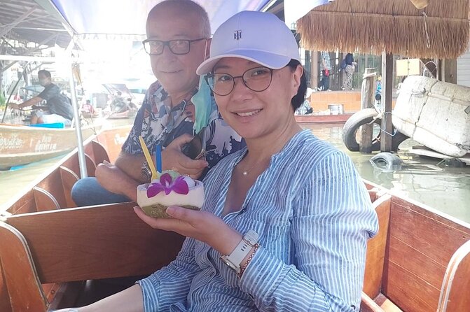 Private Excursion to Floating Market and Erawan Waterfall - A brief stop at the River Khwae Bridge