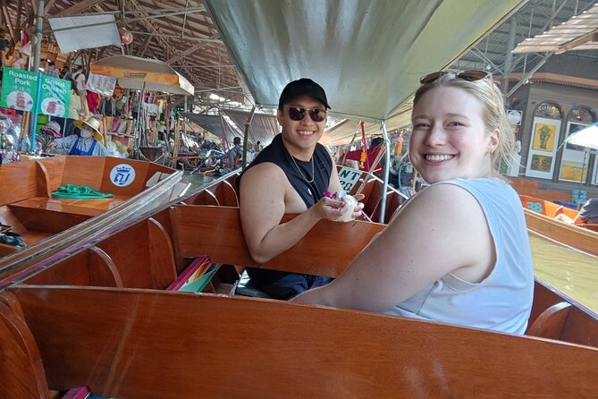 Private Floating Market and Maeklong Railway Tour from Bangkok - Wat Phet Samuth Woravihan and its painted interiors