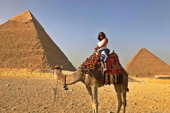 Private Full-Day Giza Pramids, Sphinx, Egyptian Museum& Bazaars From Cairo - The Great Sphinx and Valley Temple