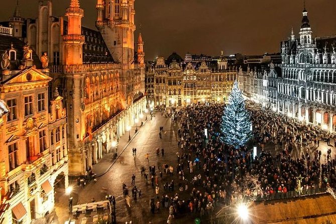 Private tour : Christmas market in Brussels - The Grand Place evening light show
