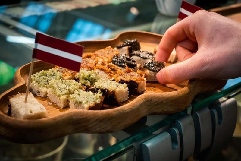 Riga: Central Market Traditional Food Tour in a Small Group - The four main tasting areas