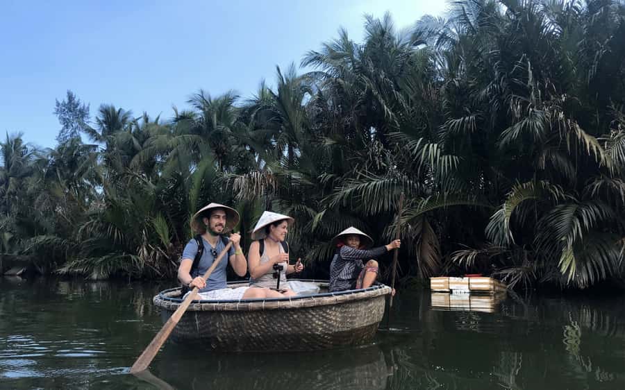 Rural Cycle, Market Tour, Basket Boat & Organic Farm Cooking - Working beside local farmers