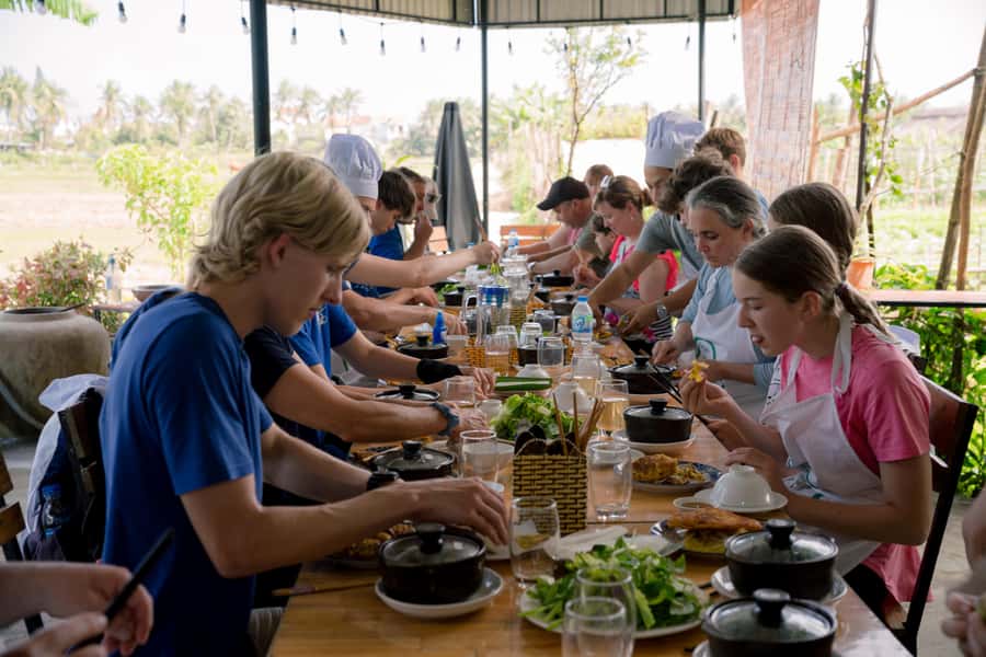 Rural Cycle, Market Tour, Basket Boat & Organic Farm Cooking - What the guides add to the experience