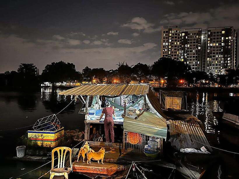 Saigon: Floating Market and Food Tasting Tour by Scooter - District 8 and the floating market inside the city