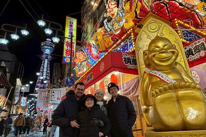 [Same Day OK] Osaka 4 hour, Castle, Market, Walking tour - Shinsekai shows Osaka’s old entertainment side