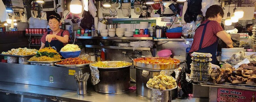 Seoul Day Tour: Gyeongbok Palace, Bukchon, Gwangjang Market - Eungbongsan for a wider Seoul view