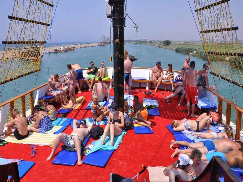 Side: Manavgat Boat, Bazaar, & Waterfall Day Trip with Lunch - Lunch on the Boat