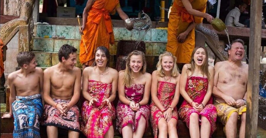 Siem Reap Cambodian Buddhist Water Blessing and Local Market - What the $54 price really covers