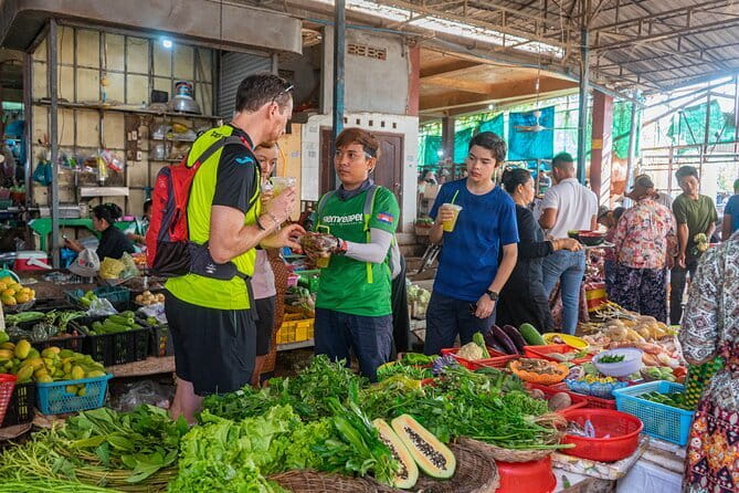 Siem Reap Morning Market & Food Tour by Tuk Tuk - Palm cream cake along Wat Bo Road
