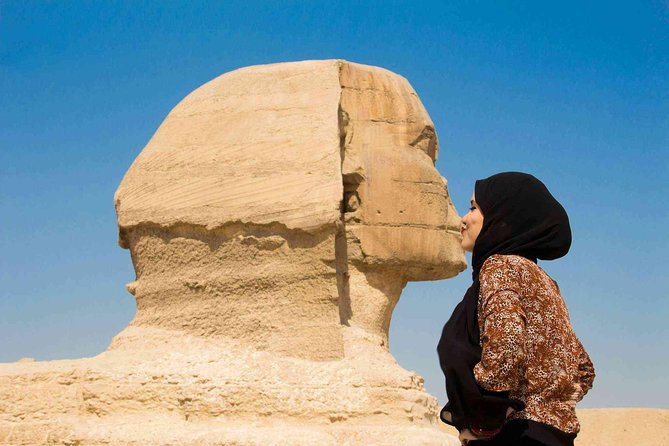 Sightseeing Day Tour to Pyramids, Egyptian Museum and Bazaar from Giza or Cairo - The Sphinx and Valley Temple