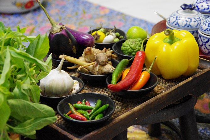 Silom Thai Cooking Experience with Market Visit - Five dishes, with one menu detail to confirm
