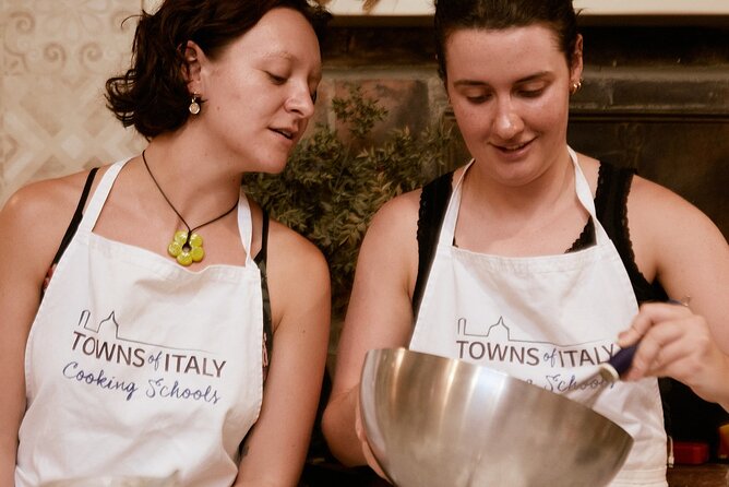 Small Group Cooking Class & Market Food Tour in Florence - Sitting down to a Florence-style lunch