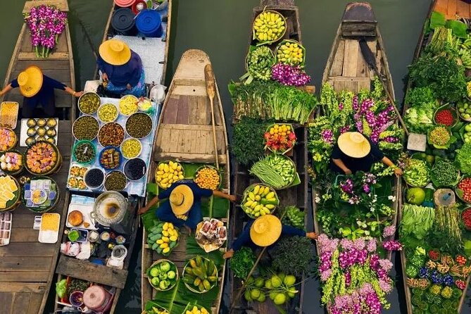 Small Group Railway Market and Floating Market - Cruising the canals at Damnoen Saduak