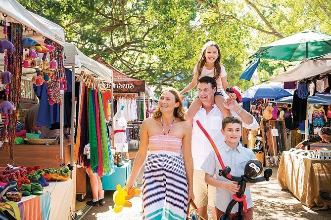 Sunshine Coast Hinterland and Noosa Day Trip from Brisbane Incl Eumundi Markets - Key points at a glance