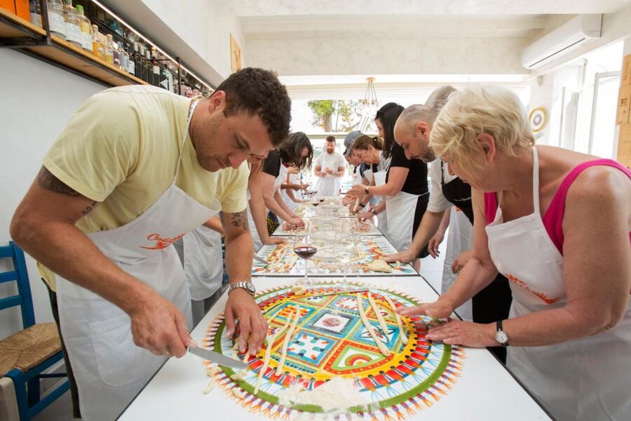 Taormina: Sicilian Cooking Class w/ a Visit to Local Market - From rolling dough to Sicilian specialties