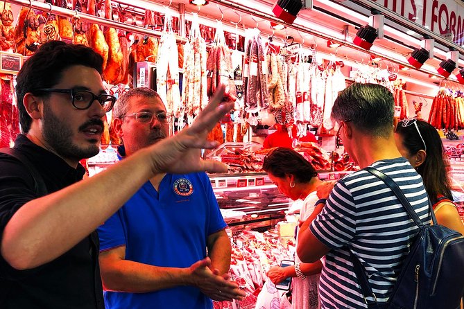Tasty Barcelona Street Food Tour With Local Market Visit - Roman columns and Catalan cheesecake