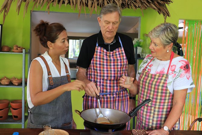Thai Cooking Class in Khao Lak by Amazon Prime Series Chef - Eating your work in the garden
