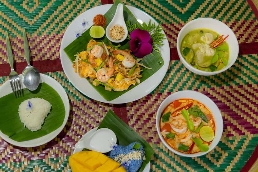 Thai Cooking Class with Market & Garden Tour - From Phuket beach hotel to a real local market