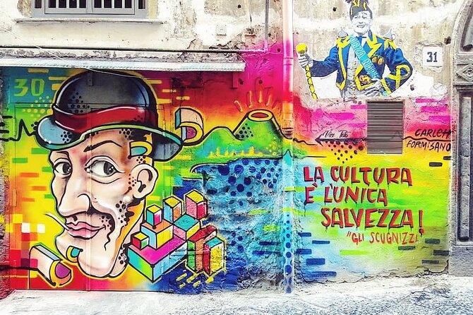 The Spanish Quarters, Street Art and Local Market Tour in Naples - Street art and the Maradona murals