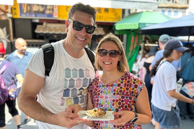 Tokyo: Tsukiji Fish Market Food and Walking tour - Thirty minutes through Tsukiji Jogai Market